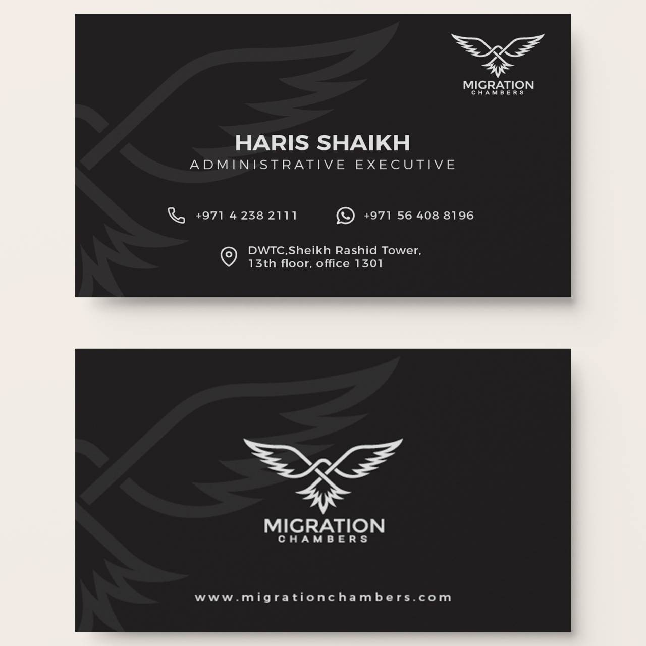 Migration Business Card